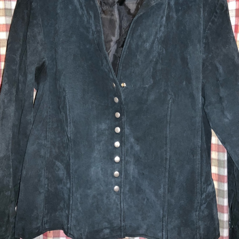 Cold water creek, black leather, xl